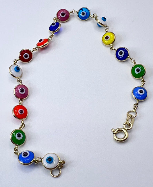 MULTI-COLOR EYE BRACELET