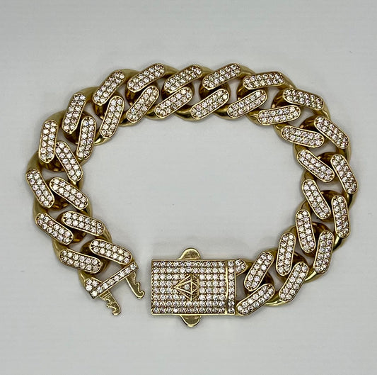 DIAMOND CUBAN BRACELET