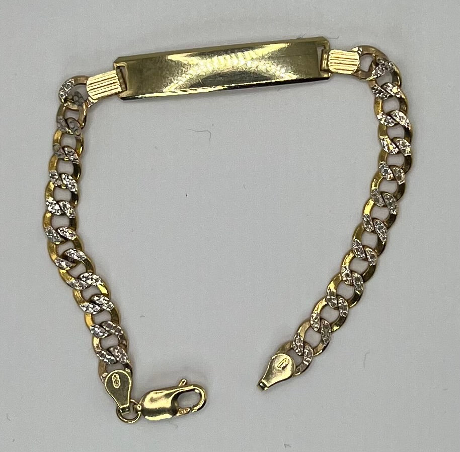 CUBAN ID PLATE BRACELET