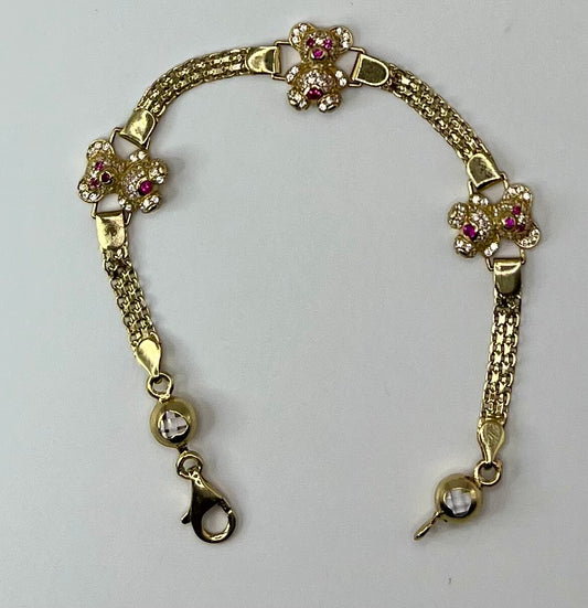 PINK BEAR BRACELET